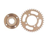 YONGZURA 428 36T Steel Rear Sprocket & Freewheel Kit | Oil Protected Enduring Sprocket for ATVs/Go Karts/Motorcycles | 721g Toothless Freewheel for Off Road Vehicles & Pit Bikes