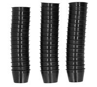 YONGZURA 50pcs Paniers de Plantation de fixateurs de Racines hydroponiques | des récipients sans scolarisation pour Les légumes/Plantes/Fruits | Plastique Fort, 54x37x35 mm