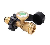 YONGZURA Adaptateur de réservoir de Propane, Adaptateur de manomètre Lumineux à Filetage Standard POL US, convertisseur de réservoir de gaz