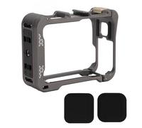 YONGZURA Cage de caméra d'action Anti-Chute en Aluminium avec Chaussure Froide, Couvercle d'objectif en Silicone, Cadre de Protection de caméra d'action pour Ace Ace Pro