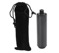 YONGZURA Carbon Fiber Pool Cue Extender 4 inch | Enhanced Balance & Control for Billiard Games | Lightweight Extension Stick with Rubber Plug | Practice & Leisure Billiard Accessories