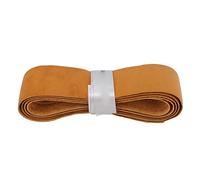 YONGZURA Cowhide Tennis Racquet Grip | Pro Replacement Handle Tape for Tennis/Badminton | Sturdy Overgrip | 100cm with Adhesive (Light Brown)