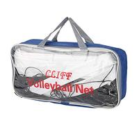 YONGZURA Filet de Volleyball Standard avec Sac de Transport | Polyéthylène Robuste pour Les Jeux intérieurs/Plage/arrière-Cour | Nœuds et Lignes renforcées | Taille de 8,4 x 1 m, 618 g