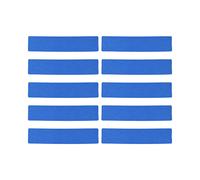 YONGZURA Kit de marqueur de Ligne de Cour | Marqueur de Spot de Tennis en PVC pour Pickleball/Basketball/Football | Couleur vive Tout - marqueurs Robustes météo (10 Pack) (Blue)