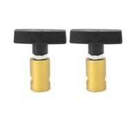 YONGZURA M12 Lift Support Clamp 2Pcs | 12mm Spark Plug Caliper & Hood Strut Tool | Universal Replacement for Tailgates/Hatchbacks/Trunks | Aluminum Alloy Construction (Yellow)