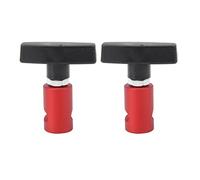 YONGZURA M12 Lift Support Clamp 2Pcs | 12mm Spark Plug Caliper & Hood Strut Tool | Universal Replacement for Tailgates/Hatchbacks/Trunks | Aluminum Alloy Construction (Red)