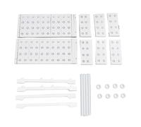 YONGZURA Organisateur de Plate-Forme de Placard Extensible | Rack de Rangement réglable pour Placard/Armoire/évier | 55 kg étagère en Acier Fort | 18-24 PCS Installation Simple (Length 67-88cm /