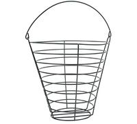 YONGZURA Panier de Rangement à Balle | Récipient métallique de Grande capacité avec poignée Pliable | Panier léger pour Les Cours/gammes de Conduite/Pratique de la Cour | Robuste et (L)