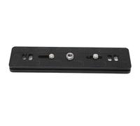 YONGZURA Plaque de dégagement Rapide pour caméra, Filetage 15cm 2x1/4 Pouces 1x3/8 Pouces, Plaque QR en Alliage d'aluminium pour Support Arca