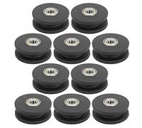 YONGZURA Poulle de Port en Nylon 10pcs 50 mm | Attachement de Gymnase/Porte de Garage Robuste | Sturdy & Weather - Protégé | Remplacement de l'équipement d'entraînement en Force