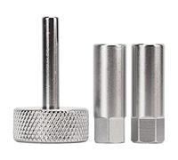 YONGZURA Valve Adjustment Tool Set 8 9 mm | 3 Pcs Locknut Sockets & 3mm Square Driver | Micro Adjustment Tool for Motorcycles/ATVs/Scooters