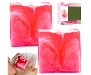 Yoni - barre de savon pour femmes, 2 pièces, équilibre féminin, lavage des odeurs de Rose, élimination