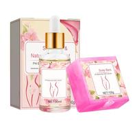 Yoni Lavage Pour L'éQuilibre Des Femmes éLimine Les Barres De Savon Solide De L'Odeur 100g Yoni 30 Ml D'Huile FéMinine.