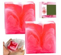 Yoni savon 2 pièces femmes Yoni barre de savon PH équilibre 100g lavage féminin parfum de Rose barre hydratante naturelle éliminer les odeurs