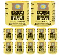 Yonice Lot de 10 sacs filtrants pour aspirateur Shop-Vac de 37,6 à 48,6 litres, sac de collecte jetable haute efficacité de type F - 9066233 9066200 90662 ; type I 90672 9067200 9067233 VF2005