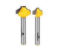 Yonico 14274q 2 Bits Ogee Groove Router Bit Set 1/10,2 cm Tige