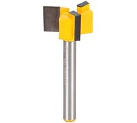 Yonico Fraises de défonceuse de surface Fraise Carbure Fraise à Bois de 2,5 cm de diamètre avec tige de 6,35 mm 14902q