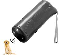 YONII Dispositif ultrasonique de répulsif et de dresseur de Chien de Del Dispositif de Dressage de Poche pour Chien, 3 en 1, Anti-aboiements (Black)