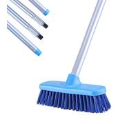 YONILL Brosse de terrasse avec Long Manche - Brosses à récurer pour Sol pour Nettoyer la Douche, Brosse à récurer à Poils rigides, Brosse à récurer pour Sol de 127 cm pour Salle de Bain, Baignoire,