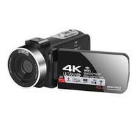 YONIS Caméscope Numérique 4K 48MP Zoom 16X Vision Nocturne Noir Noir G