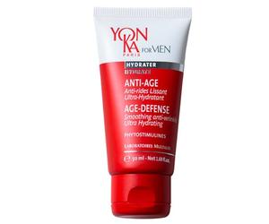 Yonka For Men Age Defense Hydratant 40ml - Crème Visage Anti-Âge Quotidienne pour Peau Sèche et Mature - Ultra Hydratante, Prévient les Rides, Antipollution, Antioxydante - Origine Naturelle
