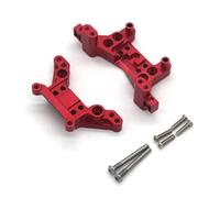 YONMFRDS Para MJX 16207 16208 16209 16210 H16V3 Soporte Metálico Amortiguadores Delanteros Traseros Accesorios Actualizaciones Reemplazos Coches Control Remoto RC Pièces De Bricolage(Red)