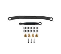 YONMFRDS pour Axial pour SCX24 90081 Ensemble Biellettes Direction Avant Alliage D'aluminium CNC Accessoires Chenilles RC Mise Niveau Remplacement RC Pièces De Bricolage(Black)