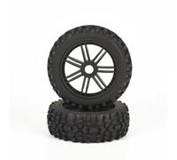 YONMFRDS pour Hobao 1/8 All-Terrain Short-Course Truck Off-Road RC Car Parts Model Pneus Wheel Spike Wasteland 8SC 17mm Adapter Parts Rc Pneus Voitures Kit(2 pcs)