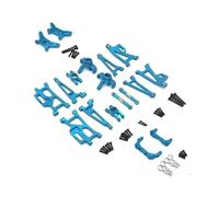 YONMFRDS pour MJX 14210 14209 1/14 Support Tour D'amortisseur Alliage D'aluminium Bras Oscillants Coupelle Direction Accessoires Voitures Radiocommandées Mises Niveau RC Pièces De Bricolage(Blue)