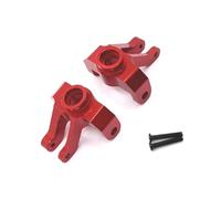 YONMFRDS pour MN pour MN128 MN86 G500 1/12 Métal Essieu Avant Coupelle Direction Télécommande Véhicule Chenilles Pièces Accessoires Mise À Niveau Utilisation RC Pièces De Bricolage(Red)