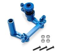 YONMFRDS pour Traxxas pour E-Maxx T-Maxx 1/10 Kit Direction Voiture Télécommandée Camion Véhicule Tout pour Terrain Chenilles Pièces Accessoires Mise Niveau Remplacement RC Pièces De Bricolage(Blue)