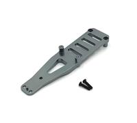 YONMFRDS pour WLtoys 124006 12423 12427 12428 12429 RC Car Metal Second Floor Slab Remote Control Car Parts and Accessories Upgrades Replacement RC Pièces De Bricolage(Gray)