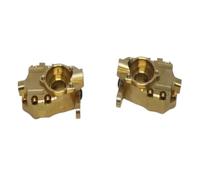YONMFRDS RC Coupelle Direction pour Traxxas pour TRX4 1/10 Paire De Fusées De Direction Avant en Métal Robuste Accessoires pour Voitures d'escalade RC