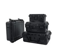 YONMLEDO Caisse A Outil Boîte à Outils de sécurité de Protection en Plastique Portable, étui à Instruments de précision Anti-Chute étanche, boîte à Outils Antichoc en éponge 1 pièce(216x165x95mm)