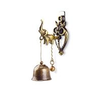 YONMLEDO Clochette De Porte en Fonte Antique Sonnette de Porte rétro, Carillon de commerçant, heurtoir de Porte for Magasin, Jardin, entrée, décoration de Maison(Style 2)