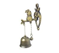 YONMLEDO Clochette De Porte en Fonte Antique Sonnette de Porte rétro, Carillon de commerçant, heurtoir de Porte for Magasin, Jardin, entrée, décoration de Maison(Style 5)