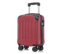YONSLY Valise Cabine avec roulettes Amovibles, 4 roulettes Pivotantes à 360°, Coque Rigide, Serrure à Combinaison, Poignée Télescopique (Rouge, S)