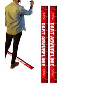 Yonuaret Adhésif Ligne de Lancer Fléchettes | Marqueur de Ligne de Pied 2 Pièces Autocollant pour Sol - Accessoires de Jeu Adhésif Repositionnable | pour Bar Garage Bureau Zone de Détente et Salle de