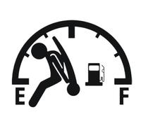 Yonuaret Autocollants Pour Voiture,Autocollants Réfléchissants Et Humoristiques Pour Automobile,Sticker Résistant À L'eau Pour Bouchon De Réservoir Véhicule À Forte Consommation | Camion Mur