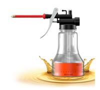 Yonuaret Bidon d'huile avec bec | 350 ml, pulvérisateur de graissage avec bec droit pour l'entretien des outils, garage, atelier, équipement industriel, appareils électroniques, petits moteurs