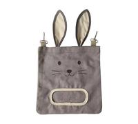 Yonuaret Bunny Hay Bag - Distributeur de Foin Suspendu avec Sac de Stockage,Accessoire de Cage pour Animaux de Compagnie Hamsters Chinchillas et Lapins