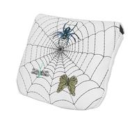 Yonuaret Couvre-tête pour clubs de golf, broderie toile d'araignée 3D, cagoule de tête driver | pour femmes, adolescents, golfeurs, époux, fils, fille, famille, amis