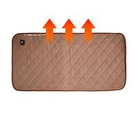 Yonuaret Housse De Siège Chauffante - Coussin Chauffant USB pour Bureau - Tapis Thermostat 3 Niveaux De Chaleur - Pour Camping Randonnée Voyage Hiver Domestique
