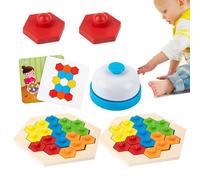 Yonuaret Jeux De Casse-Tête en Blocs - Jouet Éducatif Et Interactif,Puzzle De Bataille Interactif Entre Parent Et Enfant,pour D'Âge Préscolaire Garçons Et Filles Voyage Maison École Intérieur