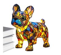 Yonuaret Lampe De Bureau Pour Chien,Lampe LED En Résine Teintée Mignonne - De Nuit Pour | pour Vacances Anniversaire Fête Bureaux Maison Chambre Bureau Seniors Jardin Ferme Jardin
