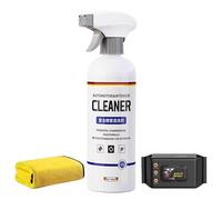 Yonuaret Nettoyant Voiture Intérieur | Spray Rénovant pour Tableau de Bord | Spray Multifonction 500ml pour Cuir, Tissus, Moquette Auto et Canapé sans Rayures