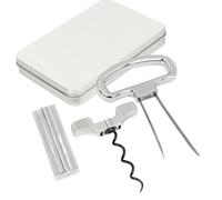 Yonuaret Ouvre-Bouteille de Vin à Double Griffe - Outil Manuel d'Extraction de Bouchons - Ouvre-Bouteilles Portable avec Tire-Bouchon pour Professionnels Maison Extérieur Camping Voyage