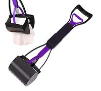 Yonuaret Pelle À Crotte pour Chien, Pelle Ramasse Crottes pour Chien Pet Long Manche Pooper Scooper 60cm Portatif Pelle À Déjections Canines avec Longue Poignée Pliable pour Extérieur Jardin