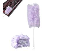 Yonuaret Plumeau extensible statique | Bâton électrostatique extensible, résistant aux rayures, nettoyeur de poussière statique avec poignée pour un nettoyage complet de votre maison