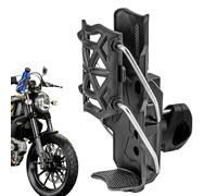 Yonuaret Porte-gobelet de moto, porte-gobelet pour poussette avec pince en métal de 1,5 à 4 cm, support de guidon réglable pour tracteur, moto, fauteuil roulant, chariot de golf, vélo, scooter